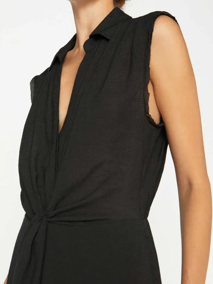 Shop Brochu Walker Dresses The Madsen Sleeveless Maxi Dress Black Onyx