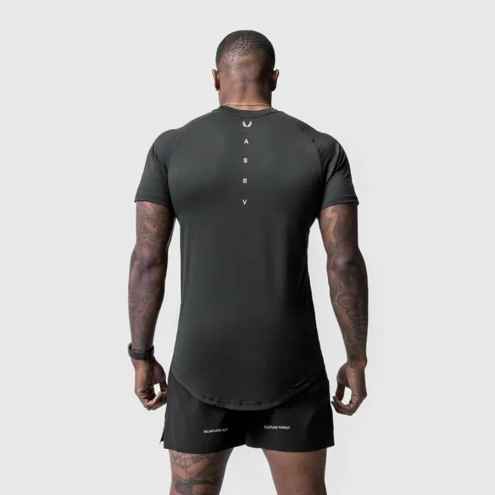 Short Sleeves Men ASRV Core Mesh Established Tee Black