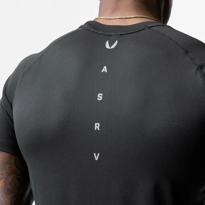 Short Sleeves Men ASRV Core Mesh Established Tee Black