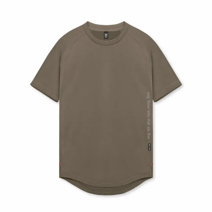 Short Sleeves Men ASRV Core Mesh Established Tee Deep Taupe