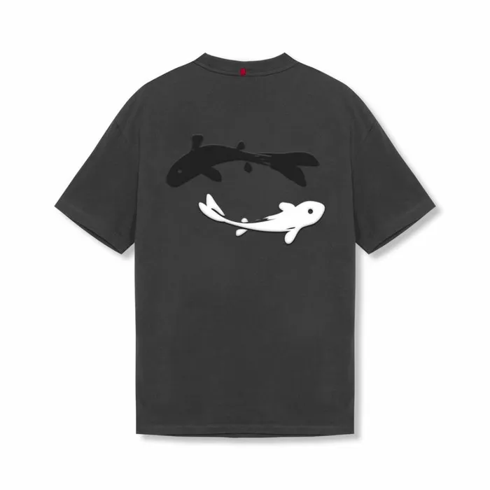 Short Sleeves Men ASRV Tech Essential Relaxed Tee Space Grey 034koi034