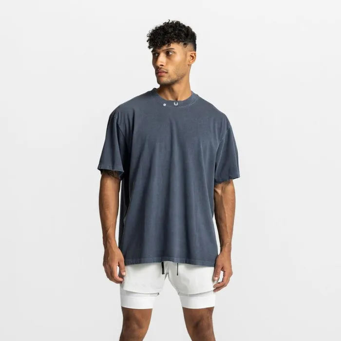 Short Sleeves Men ASRV Technical Essentials Relaxed Tee Faded Navy