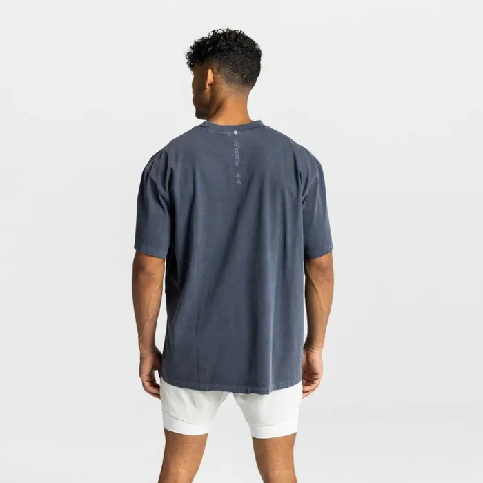 Short Sleeves Men ASRV Technical Essentials Relaxed Tee Faded Navy