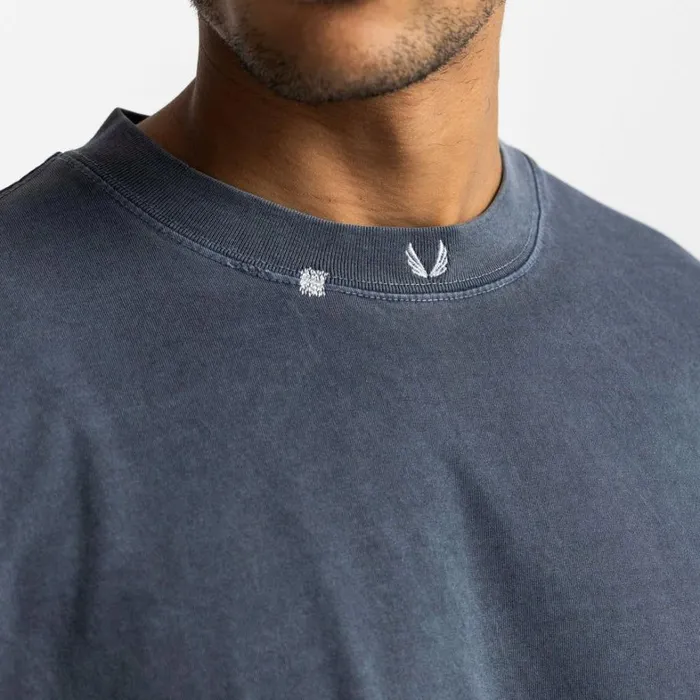 Short Sleeves Men ASRV Technical Essentials Relaxed Tee Faded Navy