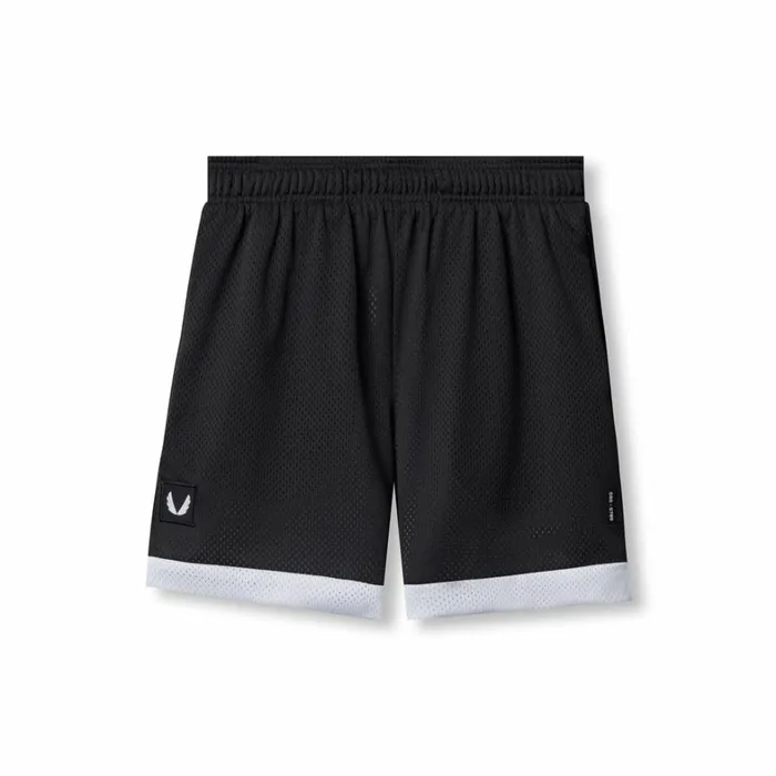 Shorts Men ASRV SilverPlus Mesh Reversible Short Blackwhite