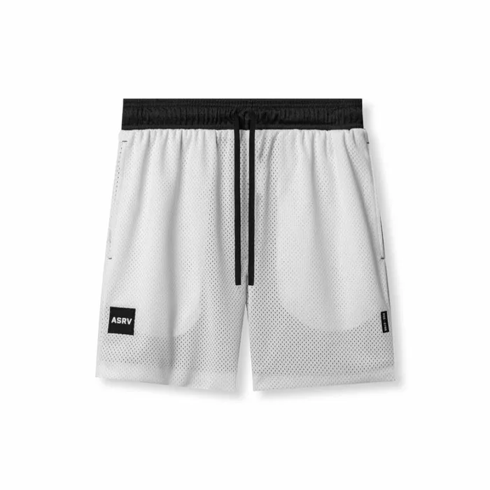Shorts Men ASRV SilverPlus Mesh Reversible Short Blackwhite