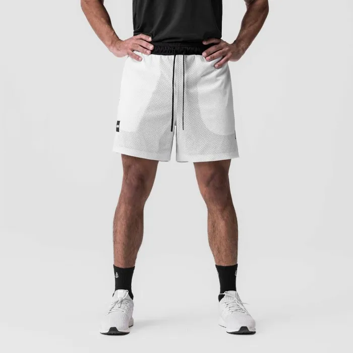 Shorts Men ASRV SilverPlus Mesh Reversible Short Blackwhite