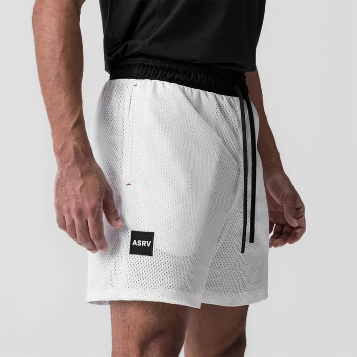 Shorts Men ASRV SilverPlus Mesh Reversible Short Blackwhite