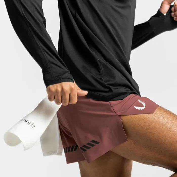 Shorts Men ASRV TETRALITE Laser Cut 3034 Short Canyon Rose