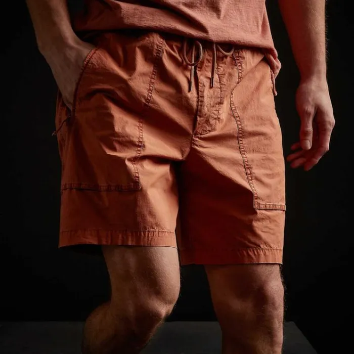 Shorts Men James Perse Zipper Pocket Short Marigold Pigment