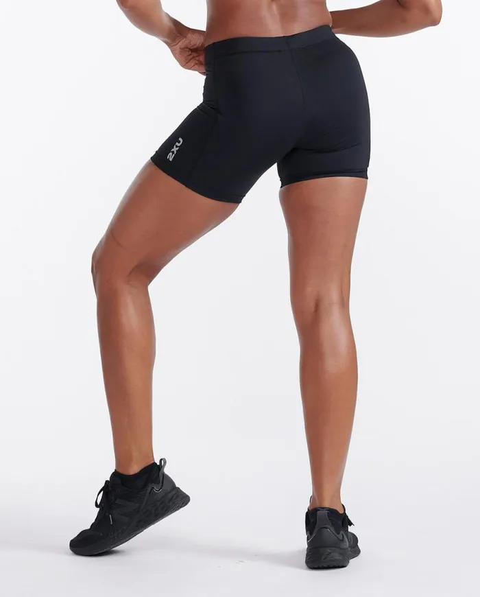 Shorts Womens 2XU Core Compression 5034 Shorts Blacksilver