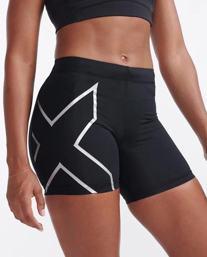 Shorts Womens 2XU Core Compression 5034 Shorts Blacksilver