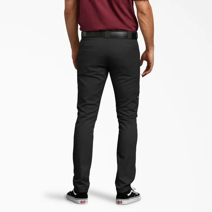 Skinny Fit Double Knee Work Pants Black Black bk Men Dickies Double Knee Skinny Fit Double Knee Work Pants Black Black bk Men Dickies Double Knee