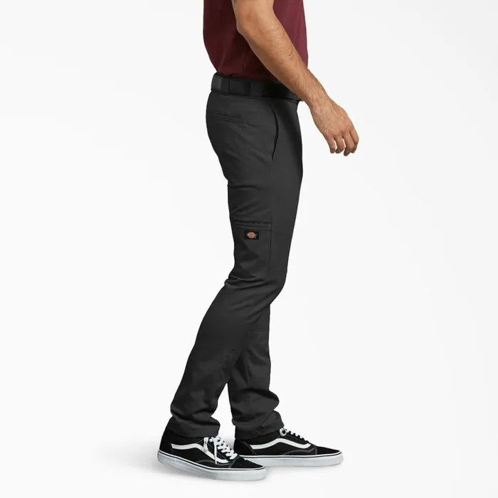 Skinny Fit Double Knee Work Pants Black Black bk Men Dickies Double Knee Skinny Fit Double Knee Work Pants Black Black bk Men Dickies Double Knee