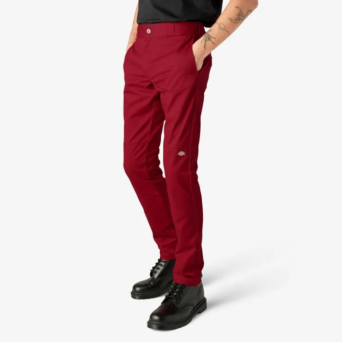 Skinny Fit Double Knee Work Pants English Red English Red er Men Dickies Double Knee Skinny Fit Double Knee Work Pants English Red English Red er Men Dickies Double Knee