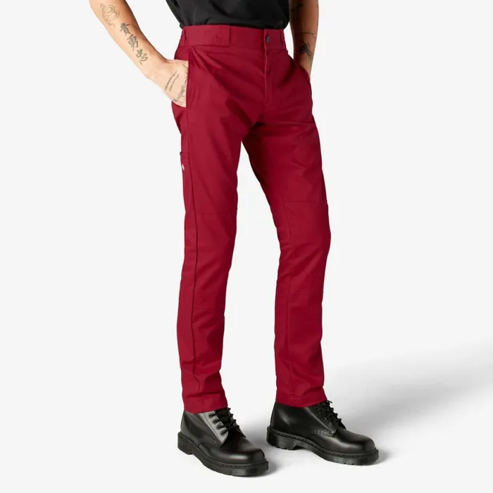 Skinny Fit Double Knee Work Pants English Red English Red er Men Dickies Double Knee Skinny Fit Double Knee Work Pants English Red English Red er Men Dickies Double Knee