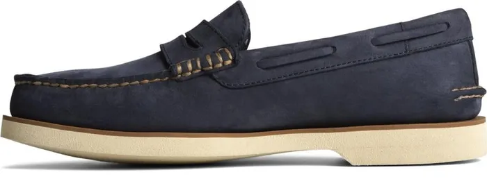 Sperry Boat Shoes Men Authentic Original Double Sole Penny Loafer Navy Sperry Boat Shoes Men Authentic Original Double Sole Penny Loafer Navy