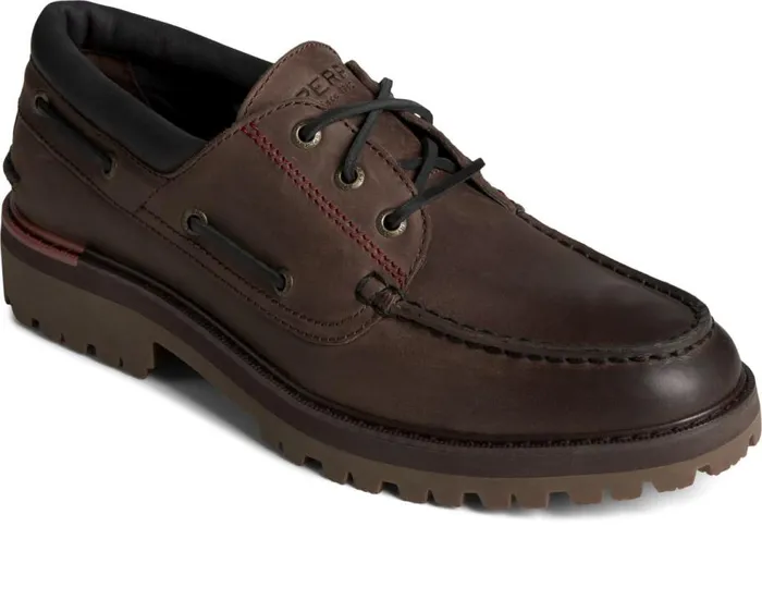 Sperry Boat Shoes Men Authentic Original Lug 3Eye Boat Shoe Brown Sperry Boat Shoes Men Authentic Original Lug 3Eye Boat Shoe Brown