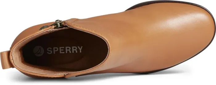 Sperry Boat Shoes Women Seaport Heel Water Resistant Leather Boot Tan Sperry Boat Shoes Women Seaport Heel Water Resistant Leather Boot Tan