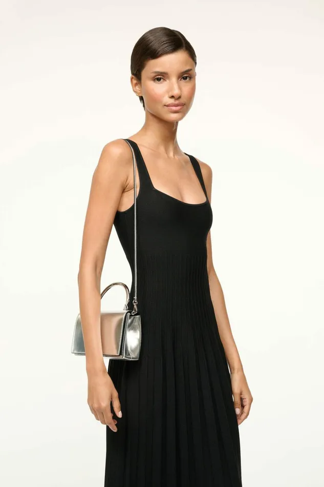 STAUD ARC EVENING BAG Chrome Women The Evening Edit STAUD ARC EVENING BAG Chrome Women The Evening Edit