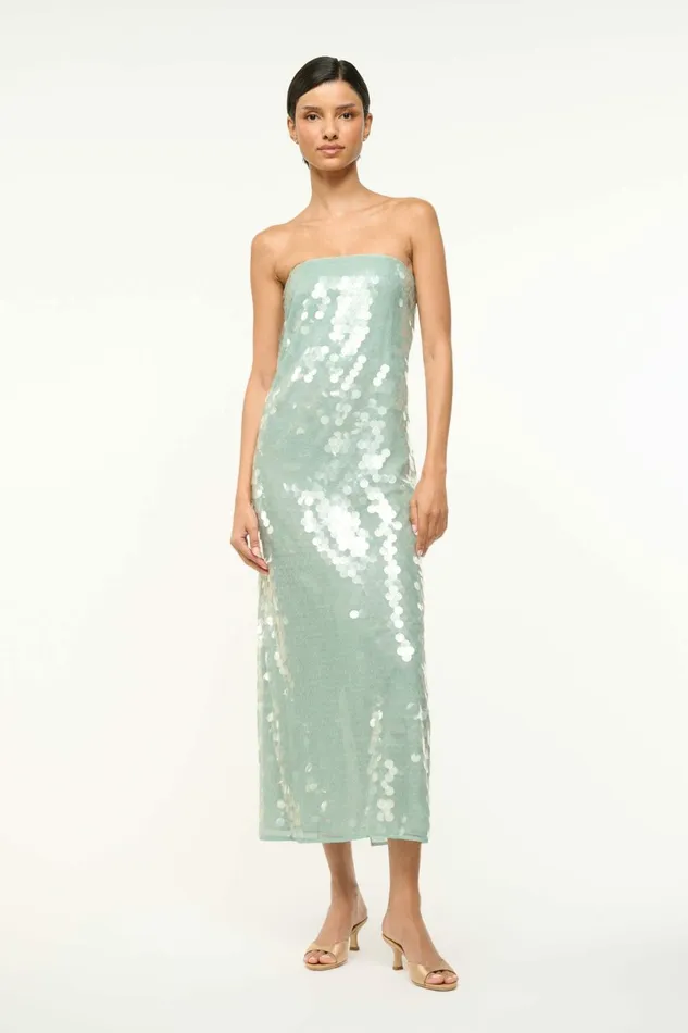 STAUD CASEY DRESS Mist Women Dresses