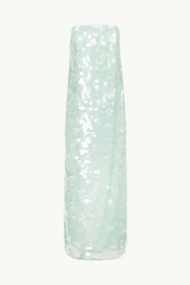 STAUD CASEY DRESS Mist Women Dresses STAUD CASEY DRESS Mist Women Dresses