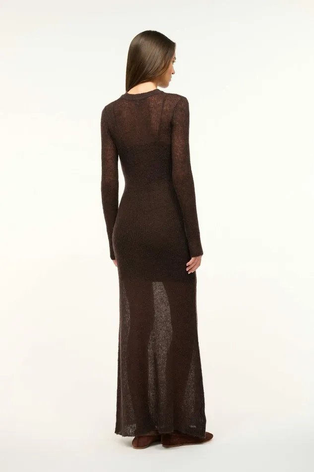 STAUD EIZA DRESS Earth Women Dresses STAUD EIZA DRESS Earth Women Dresses
