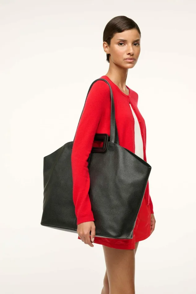 STAUD GRANDE TOTE BAG Black Women Totes STAUD GRANDE TOTE BAG Black Women Totes