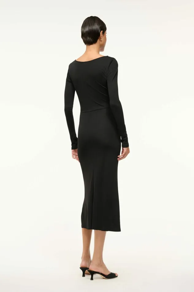 STAUD GRES DRESS Black Women Dresses STAUD GRES DRESS Black Women Dresses