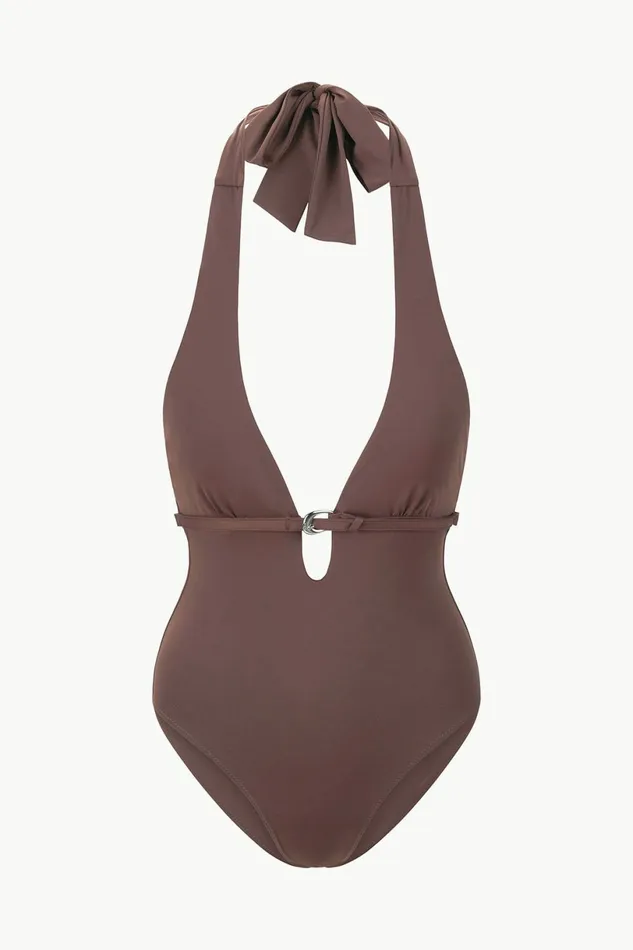 STAUD LA JOLLA ONE PIECE Dark Chocolate Women Swim STAUD LA JOLLA ONE PIECE Dark Chocolate Women Swim