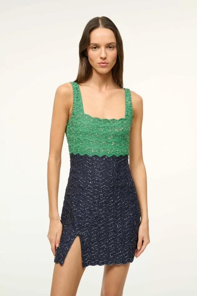 STAUD LE SABLE DRESS Coastline Women The Evening Edit STAUD LE SABLE DRESS Coastline Women The Evening Edit