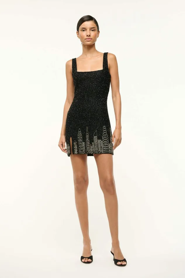 STAUD LE SABLE DRESS Nyc Skyline Women Dresses