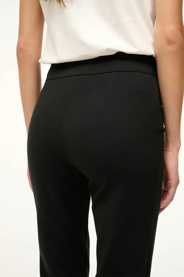 STAUD LEONE PANT Black Women Pants and Shorts STAUD LEONE PANT Black Women Pants and Shorts