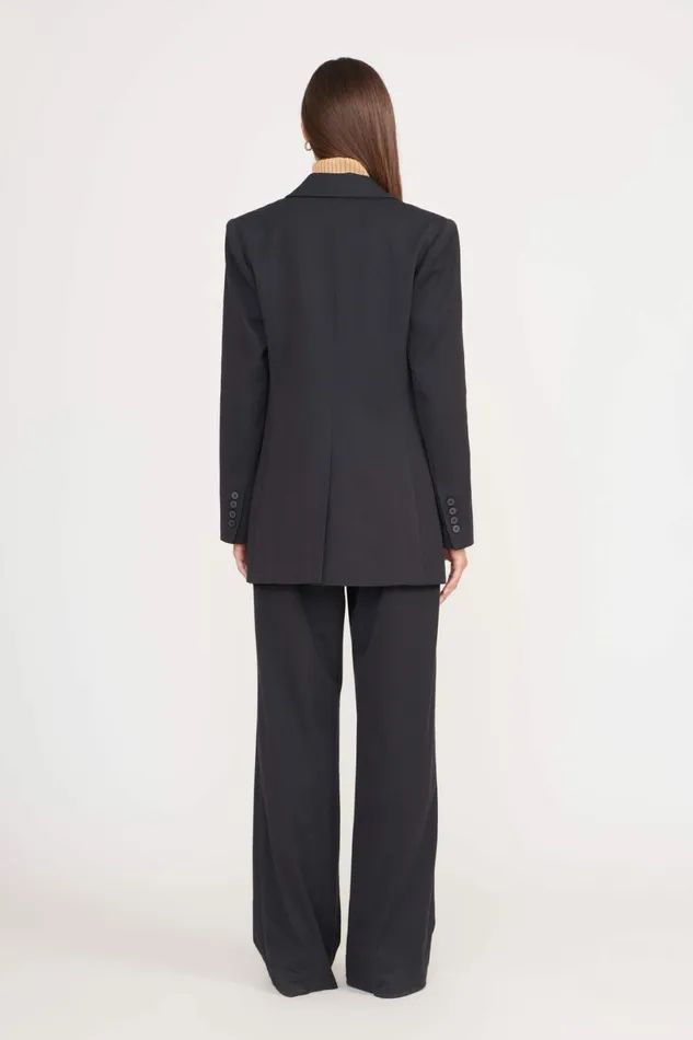STAUD LUISA PANT Black Suiting Women Pants and Shorts STAUD LUISA PANT Black Suiting Women Pants and Shorts