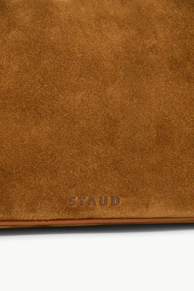 STAUD PINE SHOULDER BAG Tan Suede Women Shoulder STAUD PINE SHOULDER BAG Tan Suede Women Shoulder