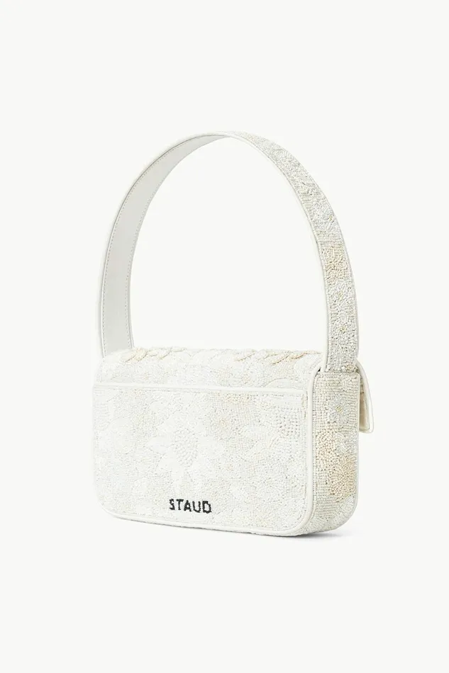 STAUD TOMMY BEADED BAG Garden Party Women Shoulder STAUD TOMMY BEADED BAG Garden Party Women Shoulder
