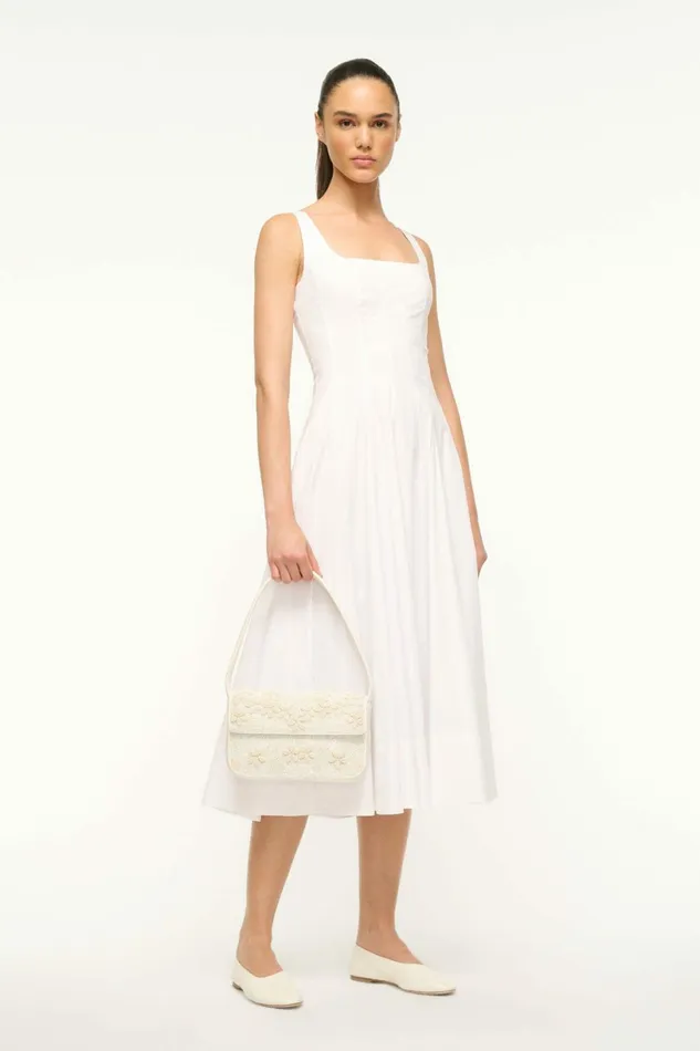 STAUD TOMMY BEADED BAG Garden Party Women Shoulder STAUD TOMMY BEADED BAG Garden Party Women Shoulder