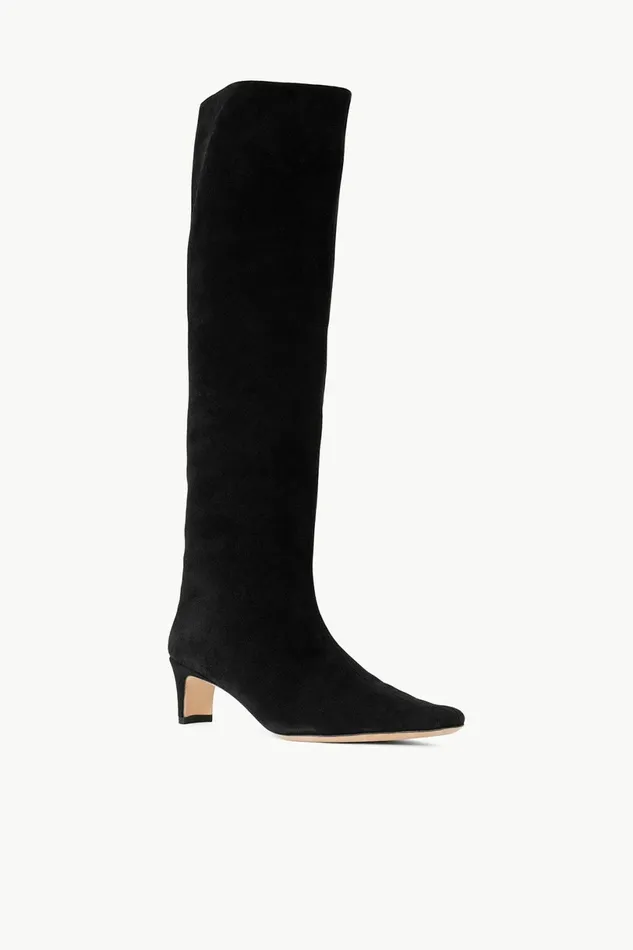 STAUD WALLY BOOT Black Suede Women STAUD and Wrangler STAUD WALLY BOOT Black Suede Women STAUD and Wrangler