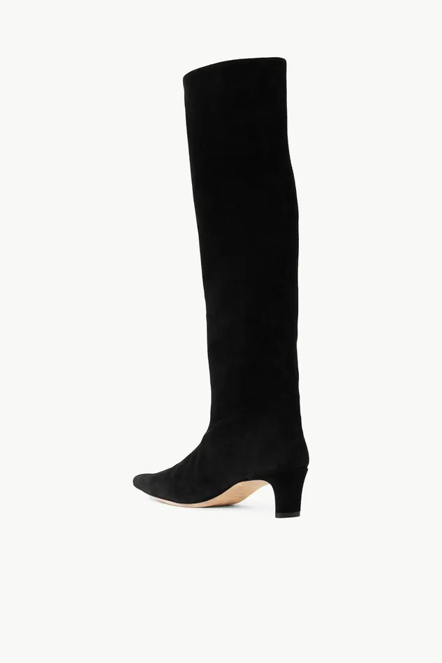 STAUD WALLY BOOT Black Suede Women STAUD and Wrangler STAUD WALLY BOOT Black Suede Women STAUD and Wrangler