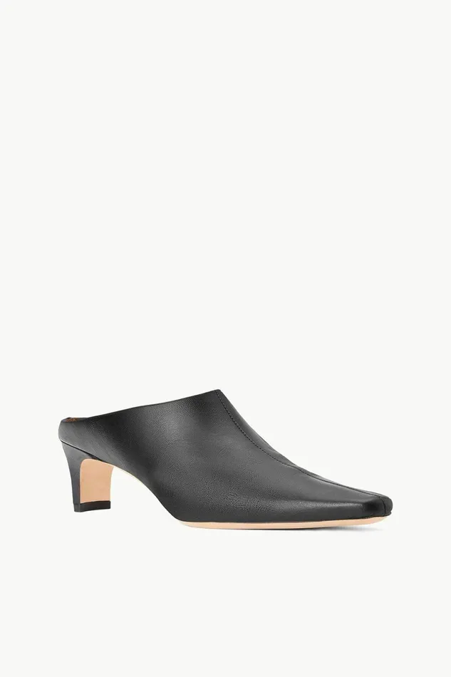 STAUD WALLY MULE Black Women Mules and Flats STAUD WALLY MULE Black Women Mules and Flats