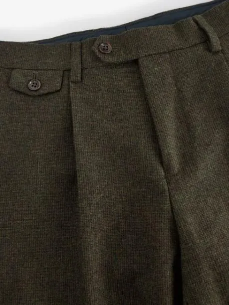 Suits and Tailoring Men Joules Green Slim Fit Texture Suit Trousers