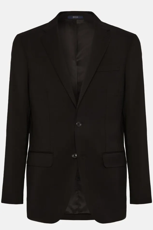 Suits Men Boggi Milano Black Stretch Wool Knit Suit Black Suits Men Boggi Milano Black Stretch Wool Knit Suit Black