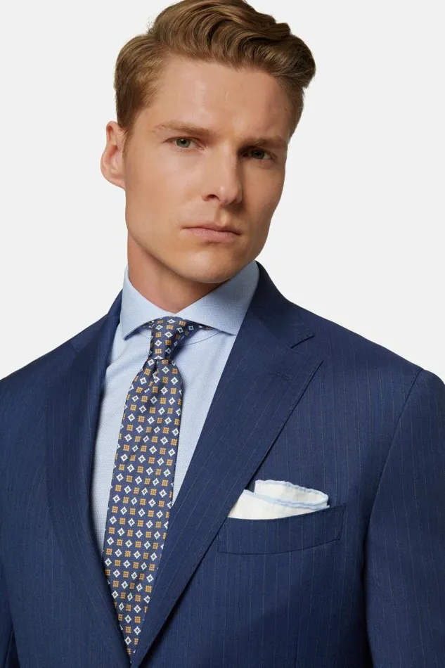 Suits Men Boggi Milano Blue Pinstripe Pure Wool Suit Navy Blue Suits Men Boggi Milano Blue Pinstripe Pure Wool Suit Navy Blue