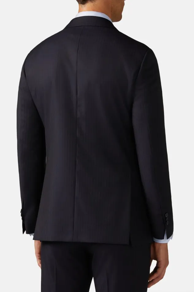 Suits Men Boggi Milano Navy Herringbone Weave Wool Peak Lapel Suit Navy Blue Suits Men Boggi Milano Navy Herringbone Weave Wool Peak Lapel Suit Navy Blue