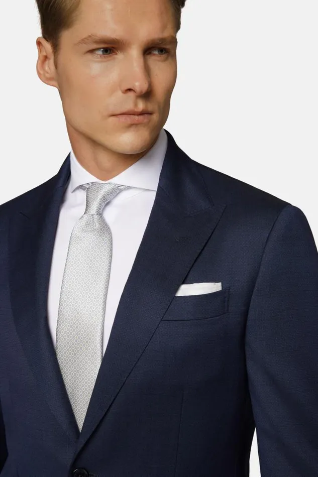 Suits Men Boggi Milano Navy Pinpoint Pure Wool Suit Navy Blue Suits Men Boggi Milano Navy Pinpoint Pure Wool Suit Navy Blue