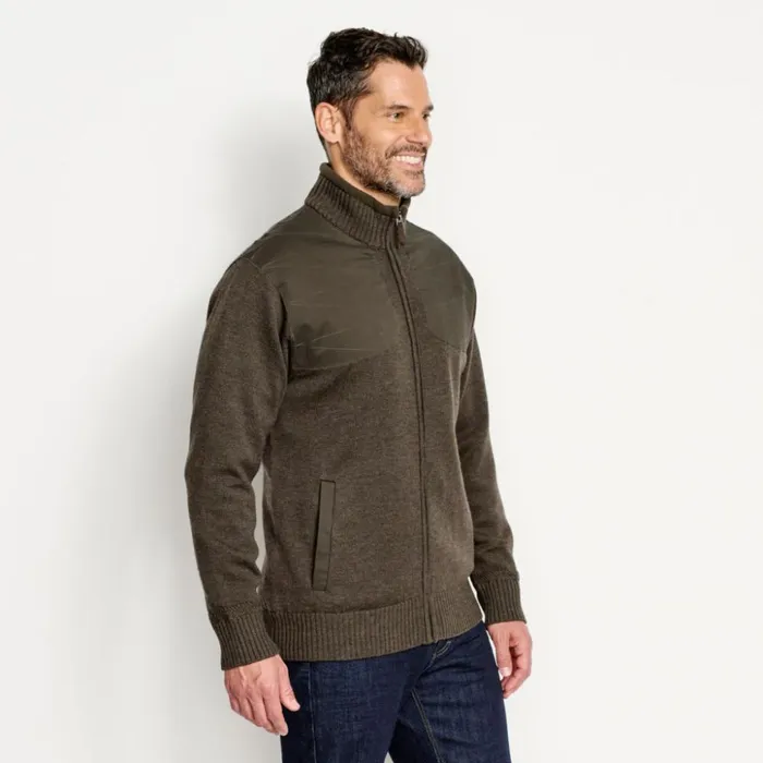 Sweaters Men Orvis Ultimate Foul Weather Sweater Olive