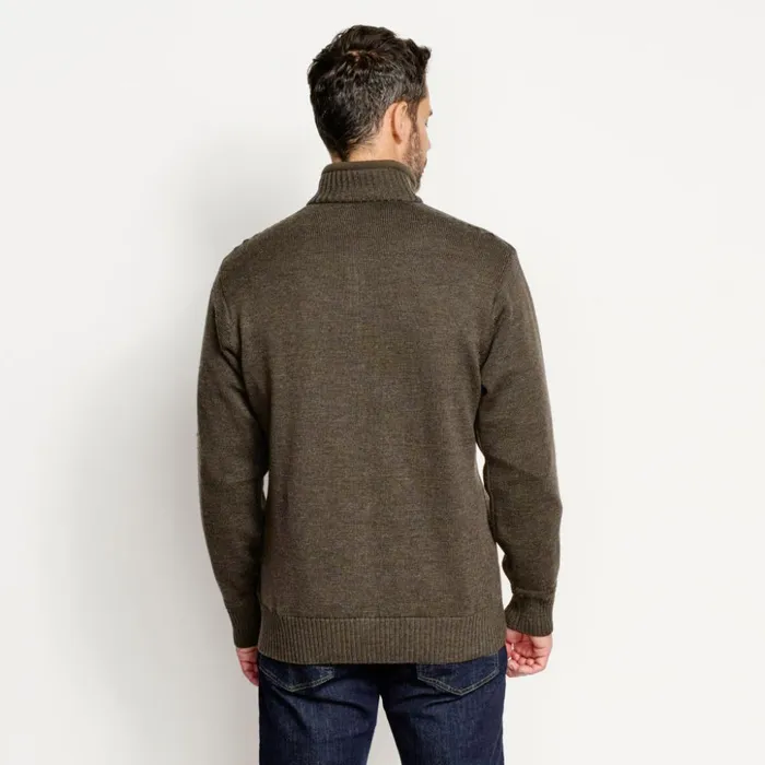 Sweaters Men Orvis Ultimate Foul Weather Sweater Olive