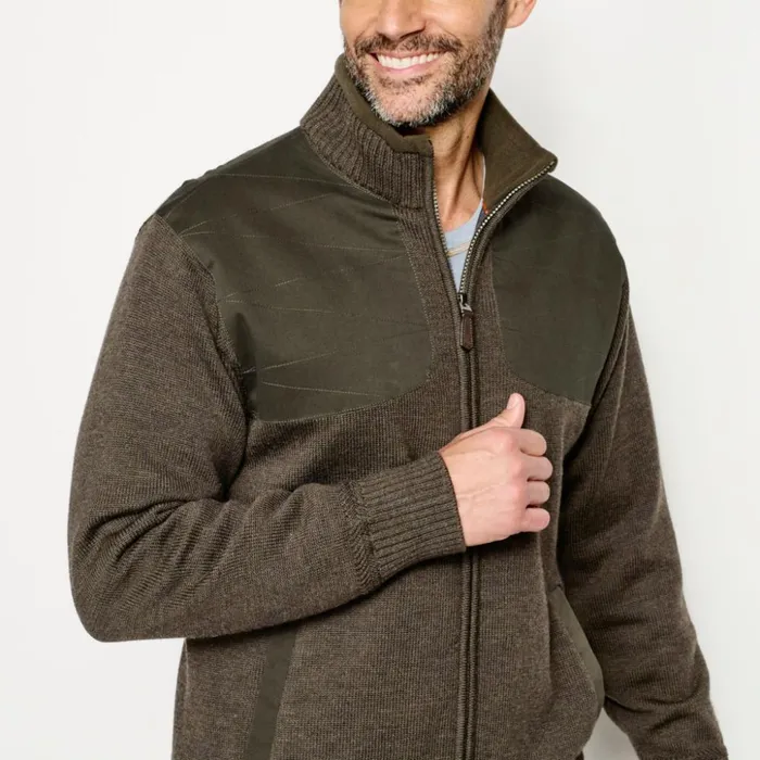 Sweaters Men Orvis Ultimate Foul Weather Sweater Olive