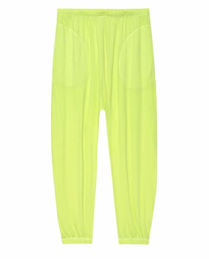 Sweatpants Women The Great The Jersey Jogger Pant Lime Zest