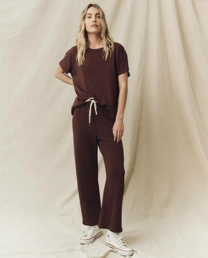 Sweatpants Women The Great The Lap Sweatpant Solid Toasted Walnut Sweatpants Women The Great The Lap Sweatpant Solid Toasted Walnut